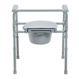 PreserveTech Steel Folding Bedside Commode By Drive Medical
