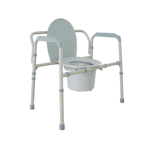 Heavy Duty Bariatric Folding Bedside Commode Chair - CSA Medical Supply
