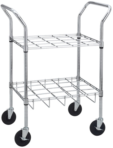 Drive Medical Chrome Oxygen Cylinder Cart - CSA Medical Supply