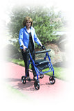 Duet Dual Function Transport Wheelchair Walker Rollator