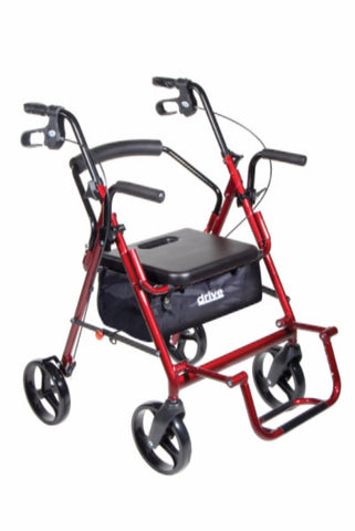 Duet Dual Function Transport Wheelchair Walker Rollator