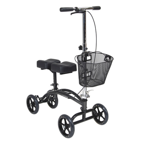 Dual Pad Steerable Knee Walker with Basket by Drive Medical - CSA Medical Supply