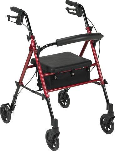 Adjustable Height Rollator, 6" Casters Replacement Parts - CSA Medical Supply