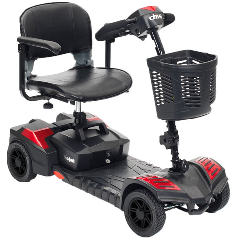 Spitfire Scout Compact Travel Power Scooter, 4 Wheel - CSA Medical Supply