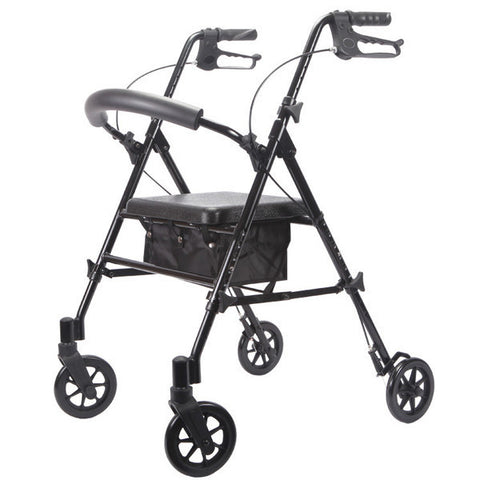 Viverity Deluxe Height Adjustable Aluminum Rollator