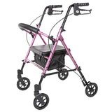 Viverity Deluxe Height Adjustable Aluminum Rollator