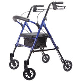 Viverity Deluxe Height Adjustable Aluminum Rollator