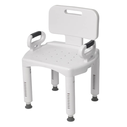 Drive Medical Premium Series Shower Chair  with Back and Arms - CSA Medical Supply