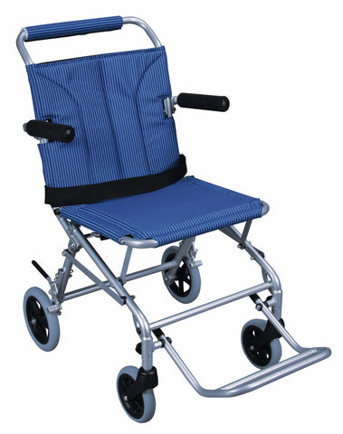 Super Light Folding Transport Wheelchair with Carry Bag - CSA Medical Supply