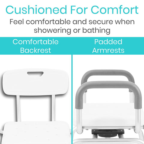 THE NEW SWIVEL SHOWER CHAIR BY VIVE HEALTH