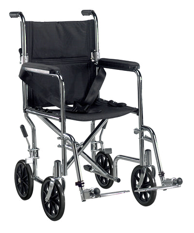 Drive Medical Deluxe Go-Kart Steel Transport Chair - CSA Medical Supply