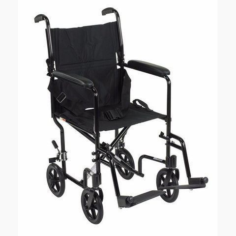 Drive Medical Aluminum Transport Wheel Chair 17"