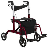 Vive Health Wheelchair Rollator MOB1018BLU E0143