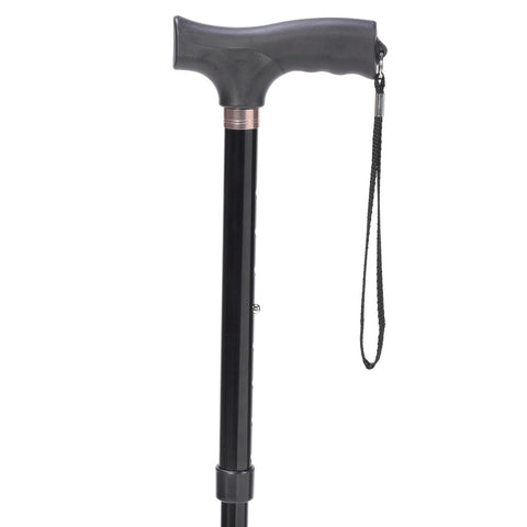 Flex N Go Adjustable Folding Cane with T Handle By Drive Medical