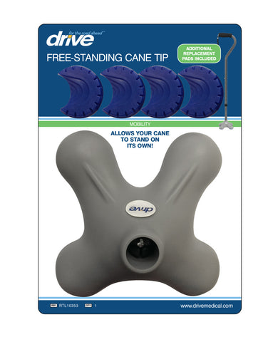 Free Standing Cane Tip By Drive Medical