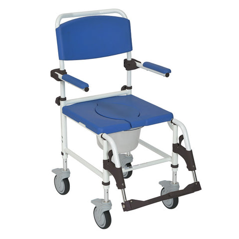 Aluminum Shower Commode Mobile Chair By Drive Medical