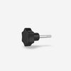 KneeRover Knee Walker Universal Black Knob for Handle Bars Height Adjustment - Replacement Repair Part Fits Most Knee Scooters