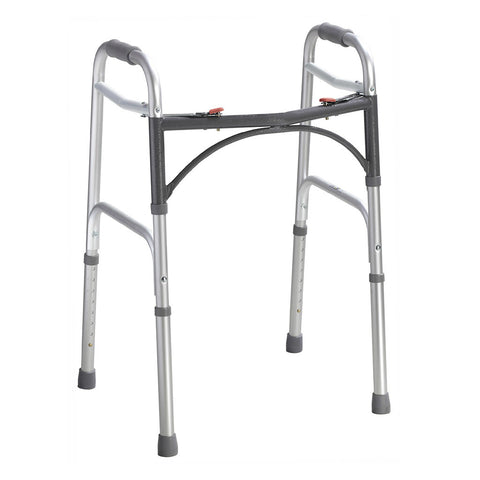Deluxe Two Button Folding Walker By Drive Medical