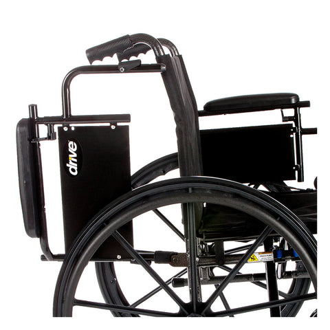 Cruiser X4 Lightweight Dual Axle Wheelchair with Adjustable Detatchable Arms By Drive Medical