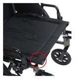 Cruiser III Light Weight Wheelchair with Flip Back Removable Arms By Drive Medical