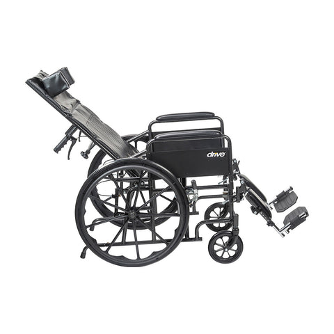 Silver Sport Full-Reclining Wheelchair By Drive Medical