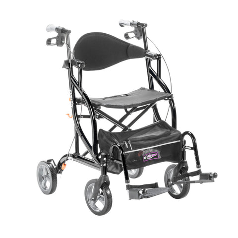 Airgo Fusion F23 Side-Folding Rollator & Transport Chair