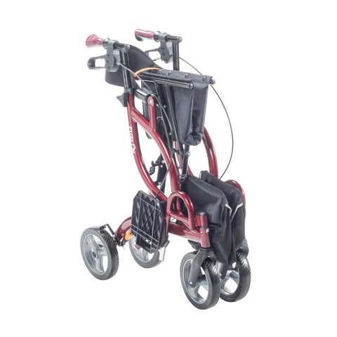 Airgo Fusion F18 Side-Folding Rollator & Transport Chair