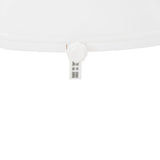 AquaSense Raised Toilet Seat with Lid Elongated Size Toilet,