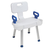 Bathroom Safety Shower Chair with Folding Back By Drive Medical
