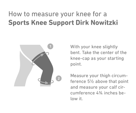 Bauerfeind Sports Compression Knee Support Dirk Nowitzki