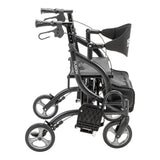 MD by Drive Fusion 2 in 1 Rollator/Transport Chair