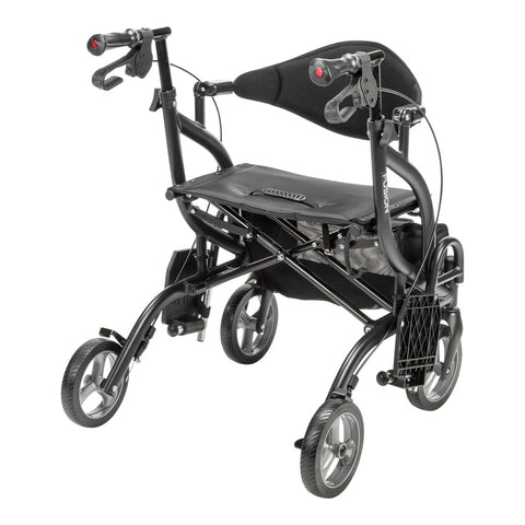 MD by Drive Fusion 2 in 1 Rollator/Transport Chair
