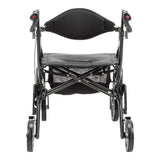 MD by Drive Fusion 2 in 1 Rollator/Transport Chair