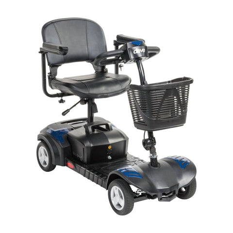 Scout Long Range Red Compact Travel Power Mobility Scooter