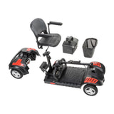 Scout Long Range Red Compact Travel Power Mobility Scooter