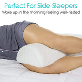 Half Moon Bolster Pillow By Vive Health