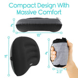 Inflatable Lumbar Cushion By Vive Health