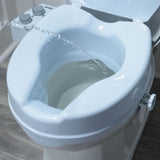 PreserveTech Raised Toilet Seat with Bidet (warm & ambient temp) by Drive Medical, RTL12C006-WH