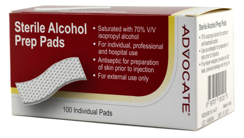 Advocate Sterile Alcohol Prep Pads - CSA Medical Supply