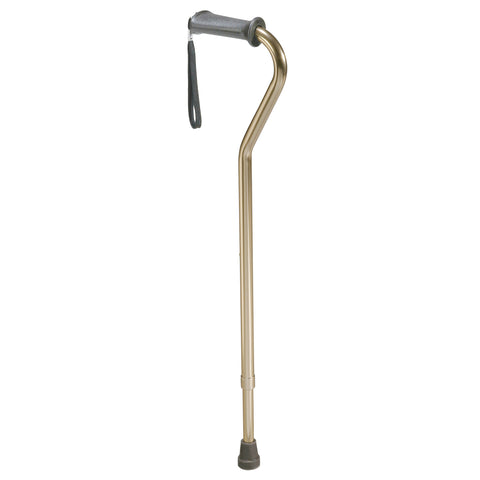 Rehab Ortho K Grip Offset Handle Cane with Wrist Strap - CSA Medical Supply