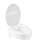 Raised Toilet Seat with Lock and Lid by Drive Medical