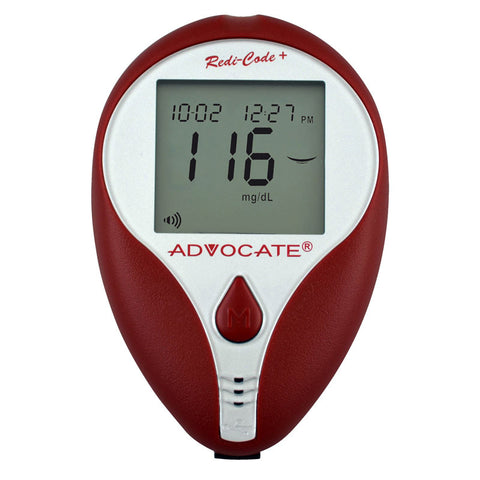 Advocate Redi-Code Plus Speaking Blood Glucose Meter - CSA Medical Supply