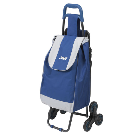 Deluxe Rolling Shopping Cart with Seat - CSA Medical Supply