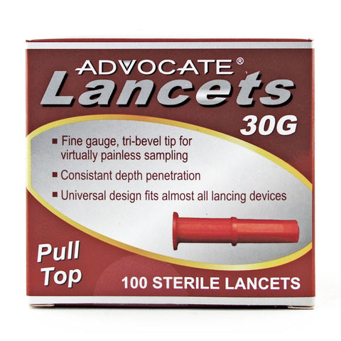 Advocate Pull-Top Lancets 100 (Box) - CSA Medical Supply