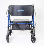 MOBB Healthcare Heavy Duty Bariatric Folding Rollator with Backrest