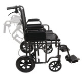 ProBasics Bariatric Steel Transport Chair (Silver Vein)