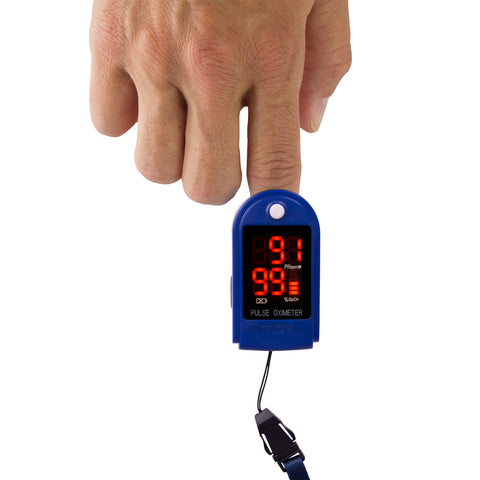 Roscoe OTC Fingertip Pulse Oximeter Includes Lanyard