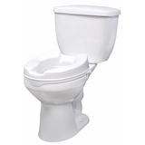 Raised Toilet Seat with Lock by Drive Medical
