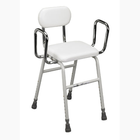 Drive Medical All-Purpose Stool with Adjustable Arms - CSA Medical Supply