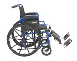 Blue Streak Wheelchair with Flip Back Desk Arms